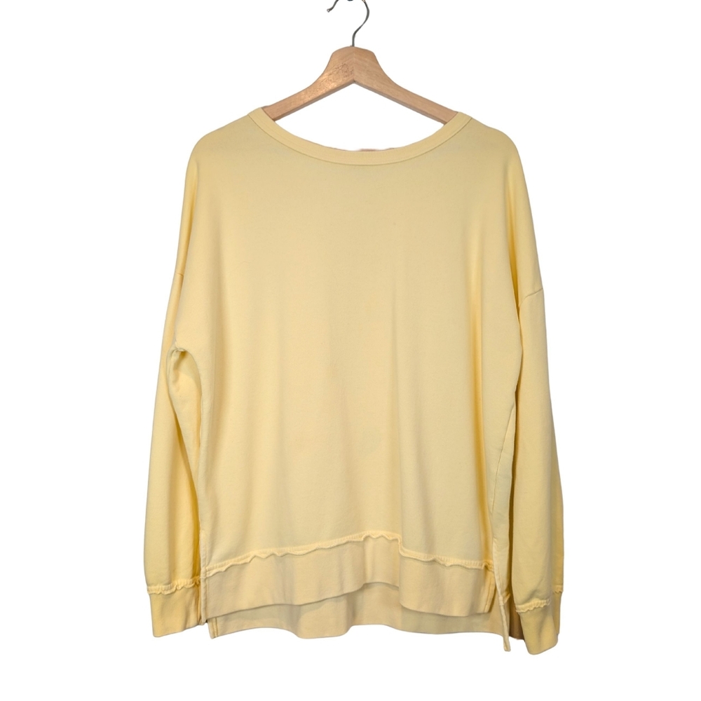 Buffalo David Bitton Yellow Crewneck Women's Sweater Size Small